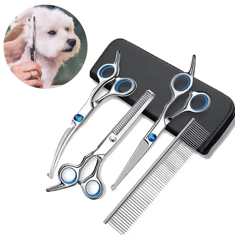 Pet Safe Stainless Steel Grooming Scissors for Dogs