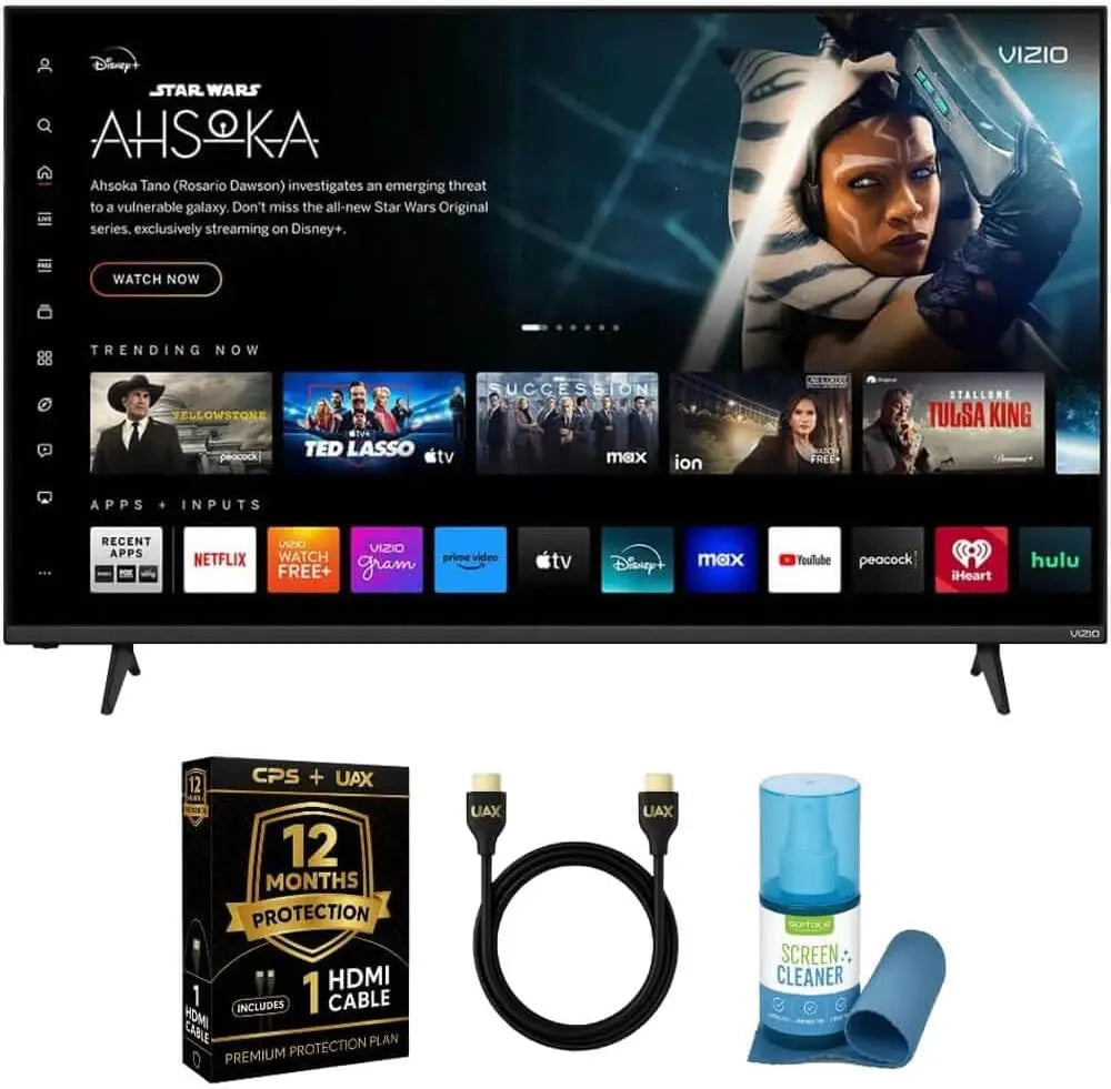 Smart 4K UHD TV Bundle with HDR VRR Bluetooth Alexa