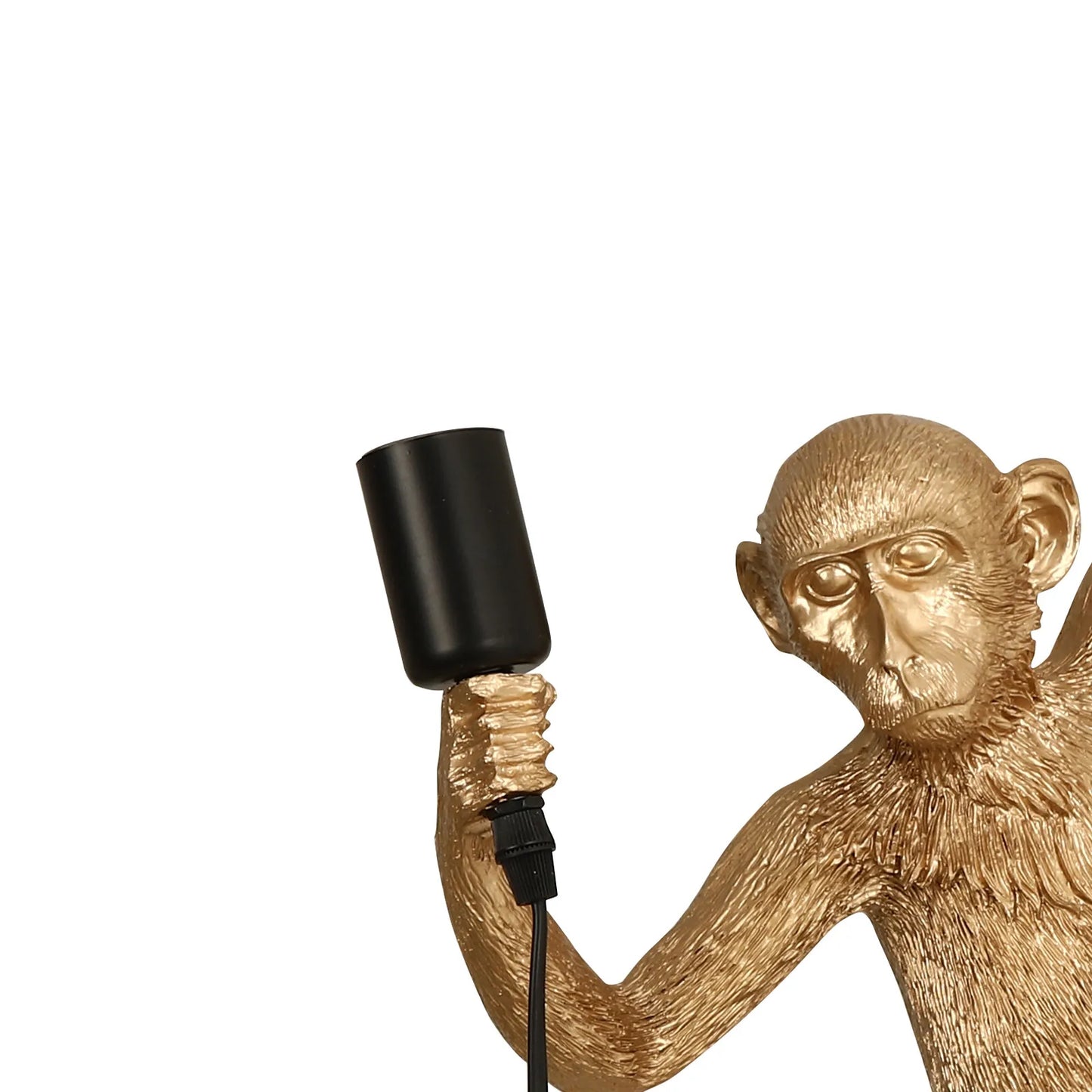 L12.6"x W12.6"x H26.7" Nordic Monkey Wall Sconces 1 Light Resin Wall-Mounted Lamp E27 for Bedroom, Living Room, Baby Room, Office,yoga Studio