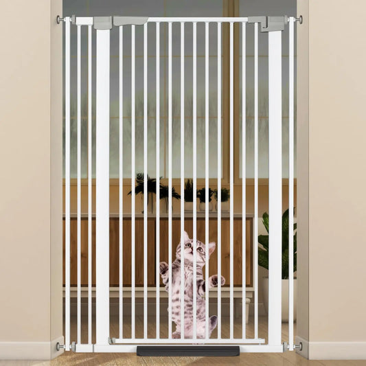Pet Gate Adjustable Auto Close With Extension Kits