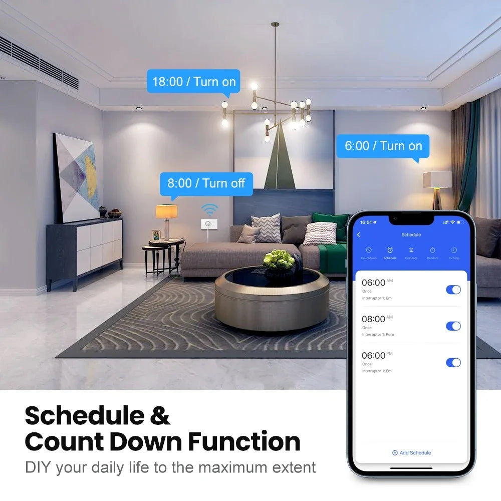 Melery Zigbee Smart Light Switch With Glass Panel For Wall