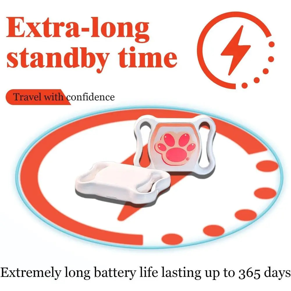 Pet GPS Tracker For Dogs And Cats No Monthly Fee Real Time Tracking Waterproof