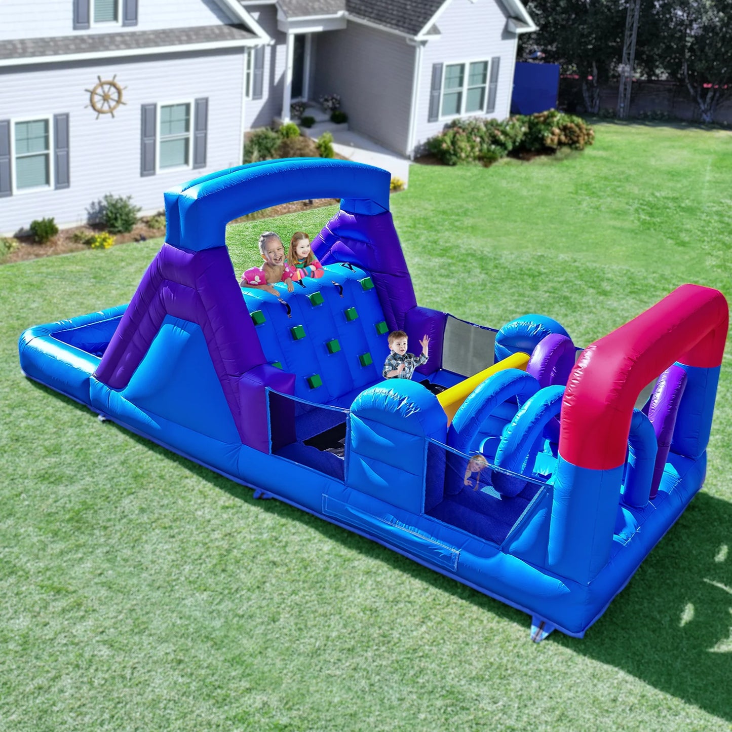RTS Inflatable Commercial PVC Obstacle Course Bounce House