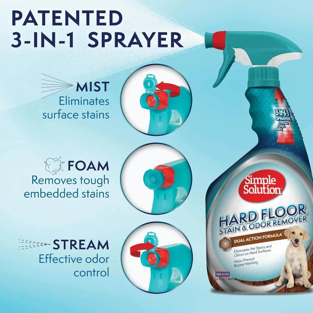 XMSJ Pet Stain And Odor Remover Enzyme Cleaner Spray
