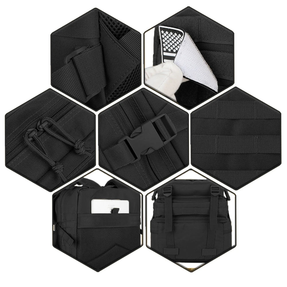 ReFire Gear Tactical Molle Backpack For Outdoor Trekking And Camping