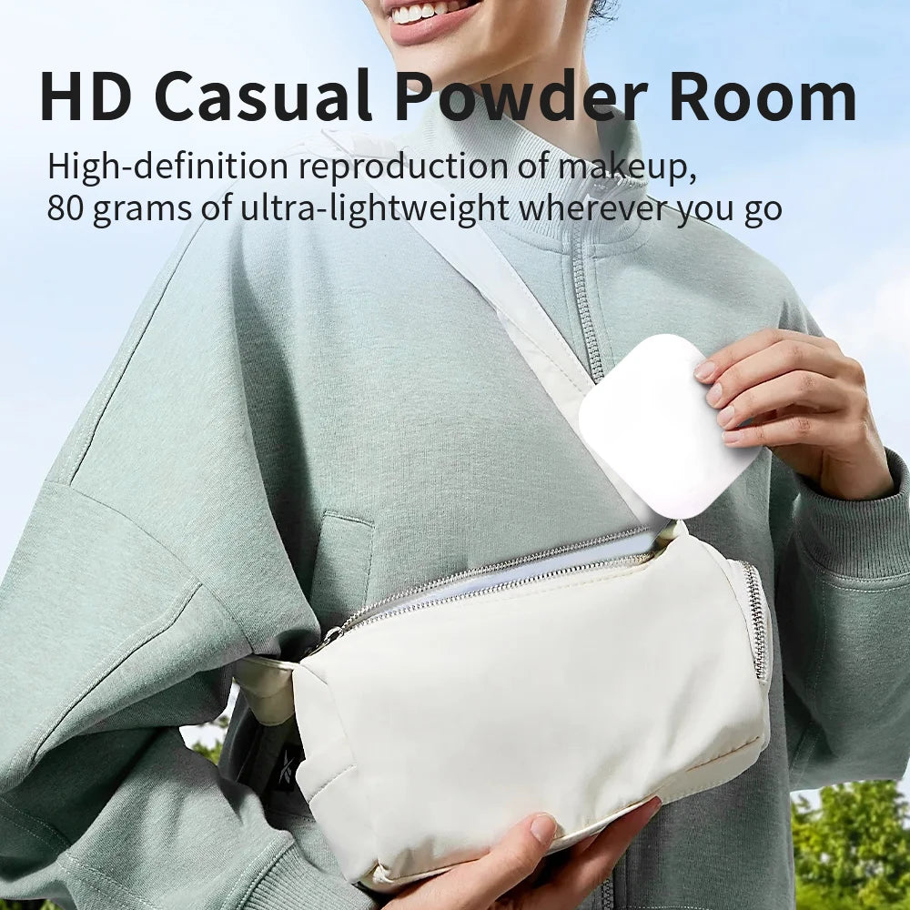 Cosmomiro Compact LED Makeup Mirror 1X2X Magnification