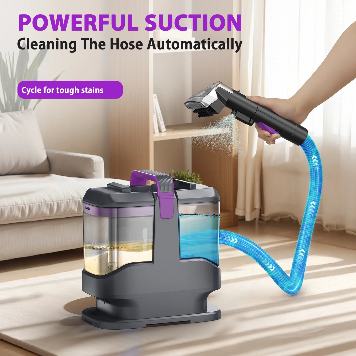 INSE C9 Corded Vacuum Cleaner With Wet Sprayer Hose