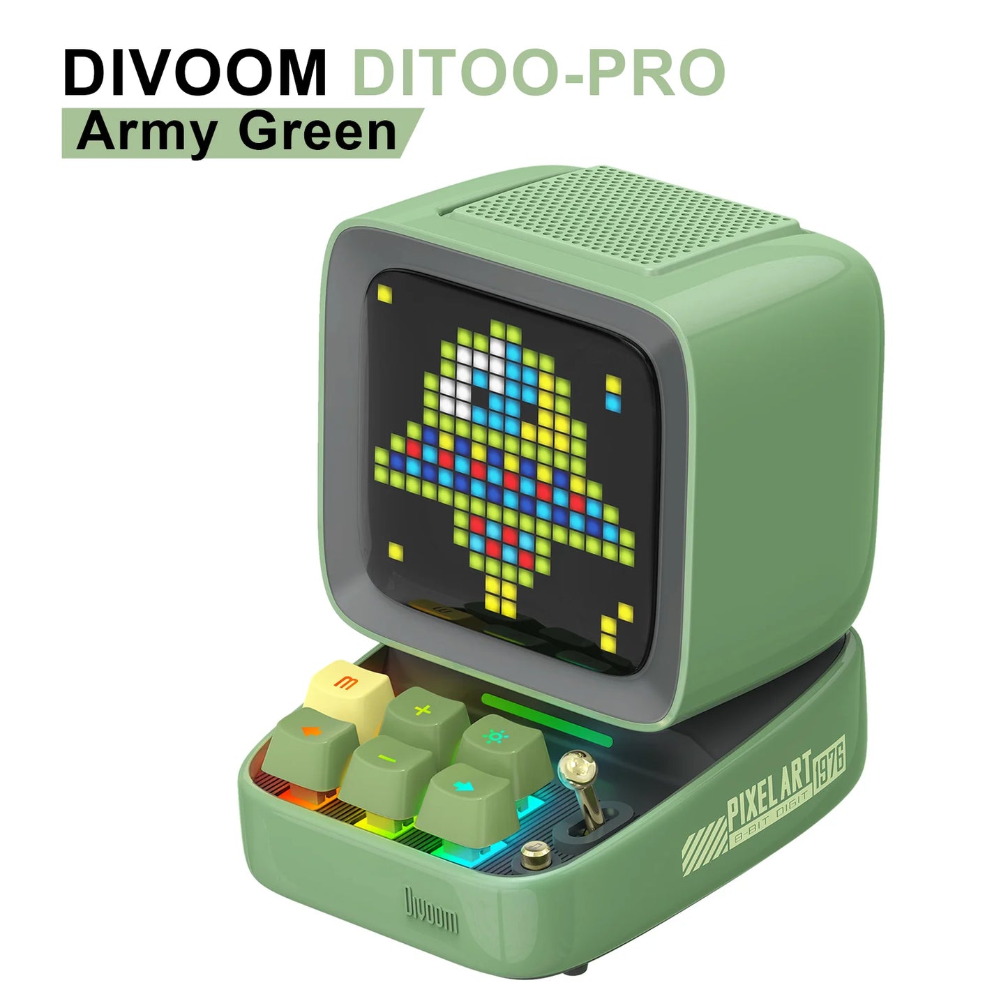 Divoom Ditoo Pro Retro Pixel Art Bluetooth Speaker Clock