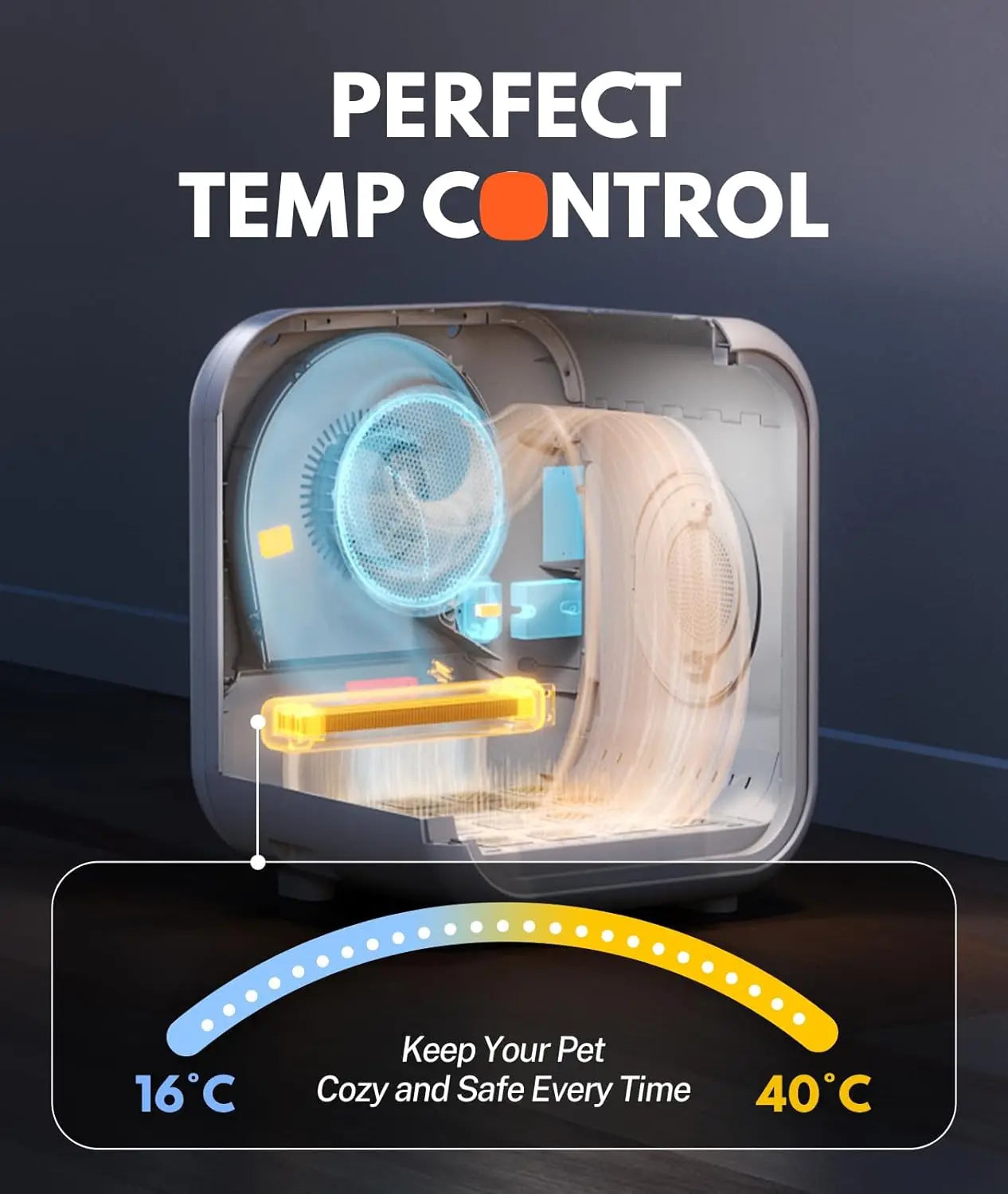 Pet Dryer Box 360 Degree Quiet Automatic Temperature Control