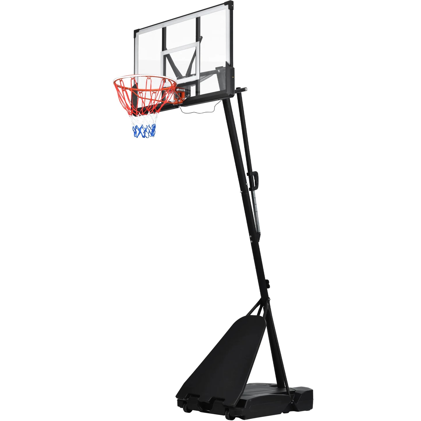 Portable Basketball Hoop System With LED Lights And Height Adjustable