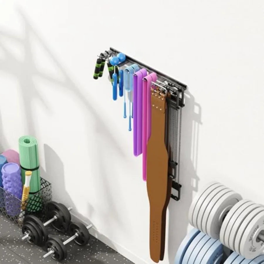 Home Gym Storage Rack Organizer For Bands And Accessories