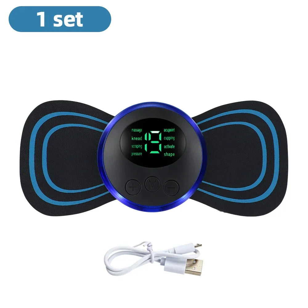 Electric Neck Massager EMS Muscle Stimulator For Back And Shoulders