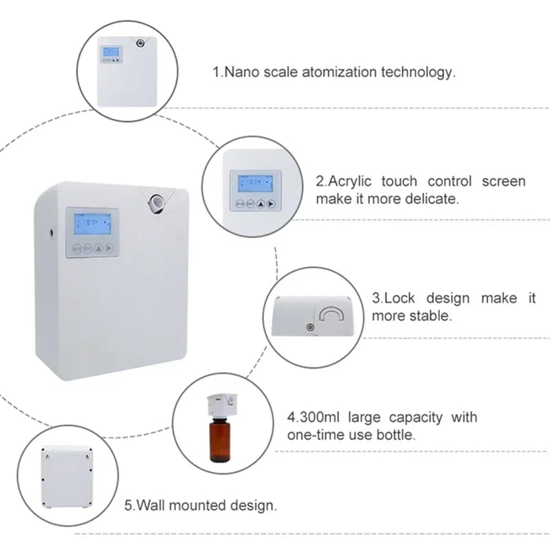 NAMSTEC WiFi Bluetooth Essential Oil Diffuser With Timer