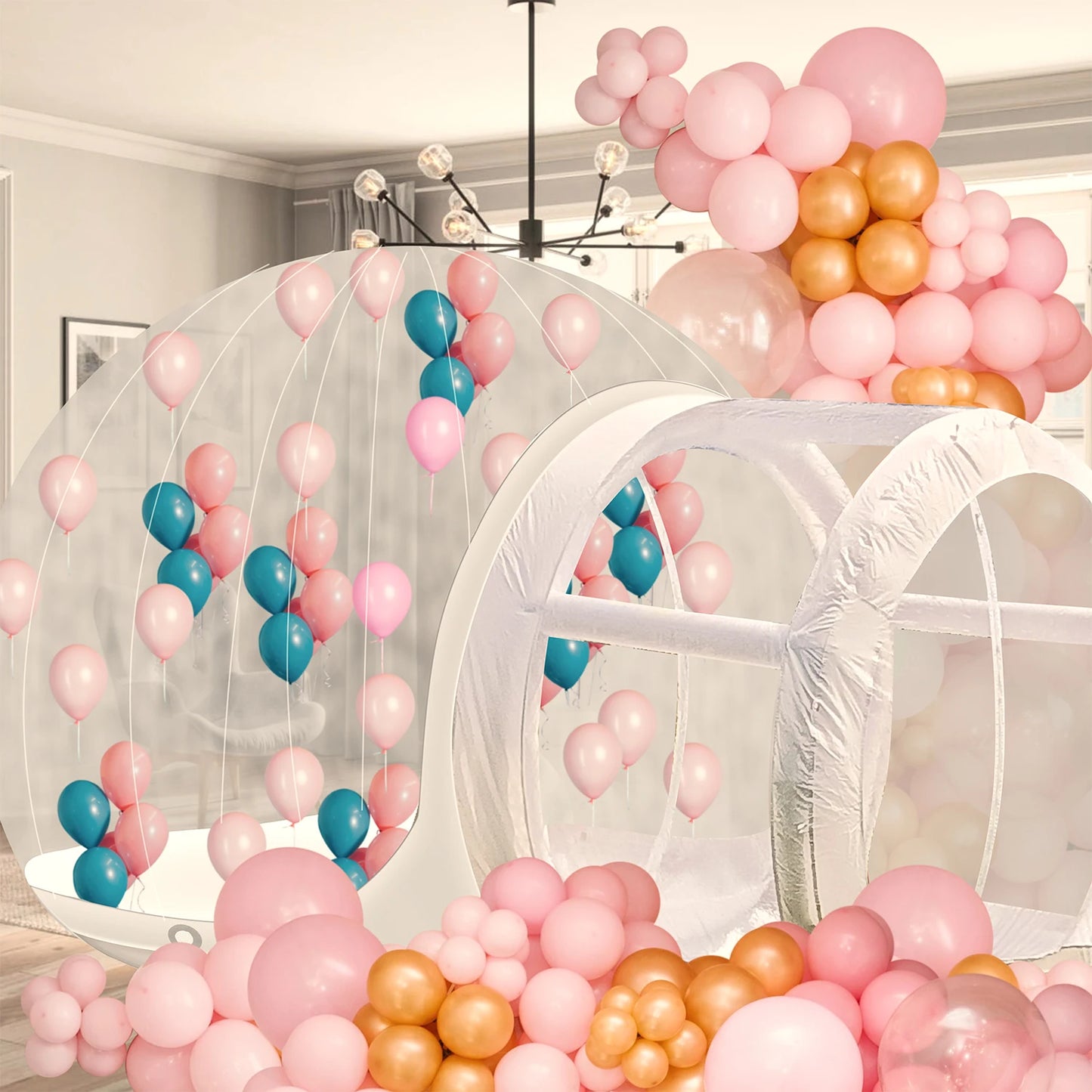 RTS Inflatable Bubble Castle For Outdoor Kids With 750W Blower