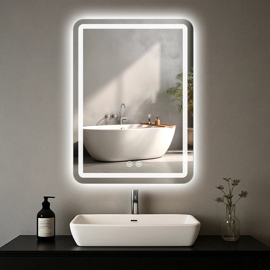 MYGIIVOVO Backlit LED Bathroom Mirror With Fogless Demister