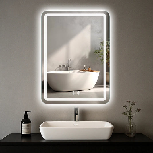 MYGIIVOVO Backlit LED Bathroom Mirror With Fogless Demister