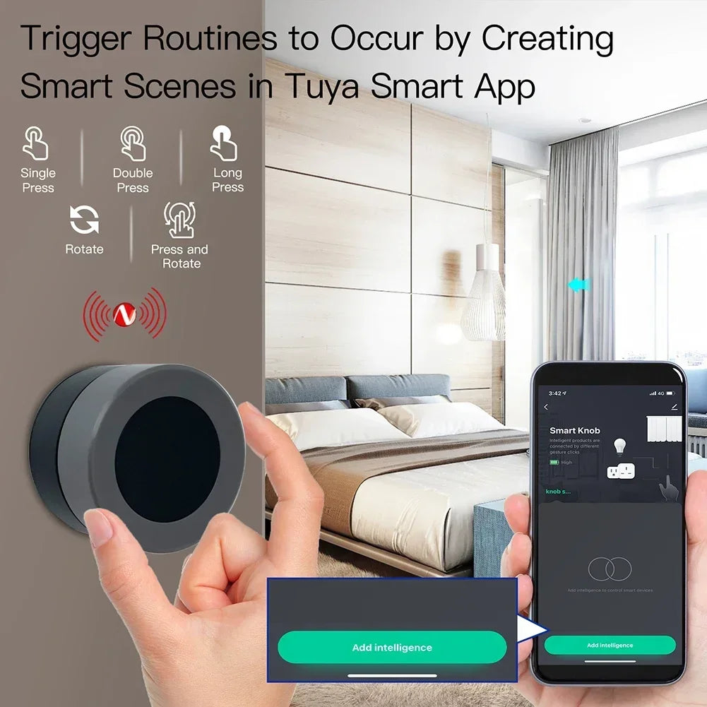 MOES ZigBee Smart Knob Switch Wireless Scene Controller