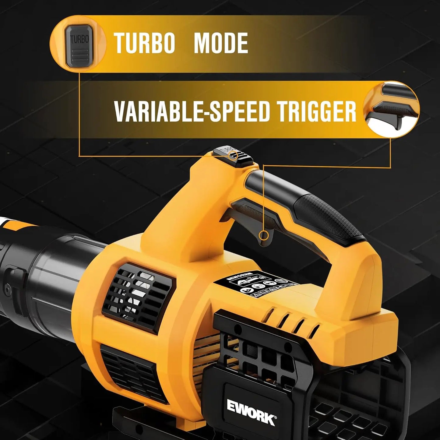 Cordless Leaf Blower And Hedge Trimmer Combo With Two Batteries Fast Charger