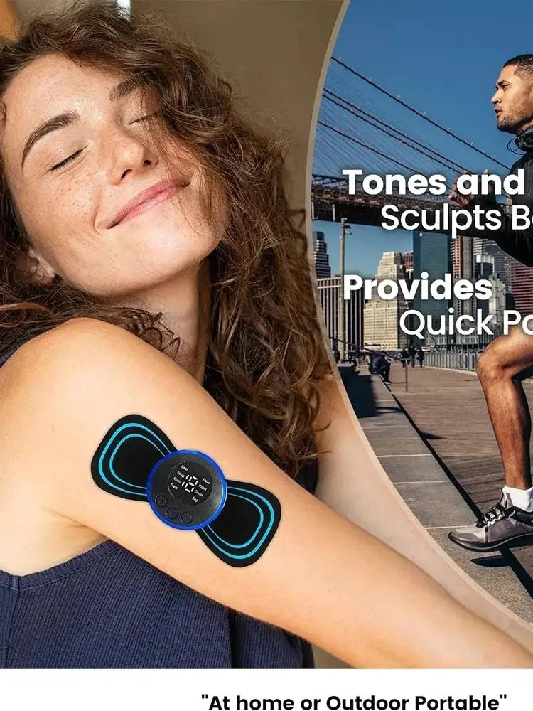 Electric Neck Massager EMS Muscle Stimulator For Back And Shoulders