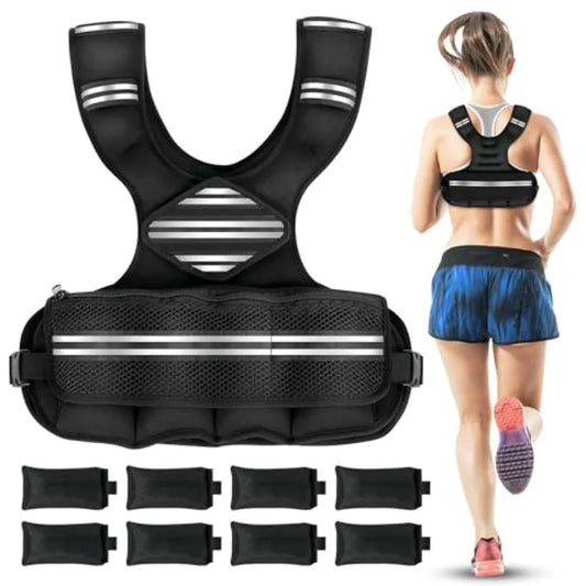 LISM Adjustable Weighted Vest for Running and Training