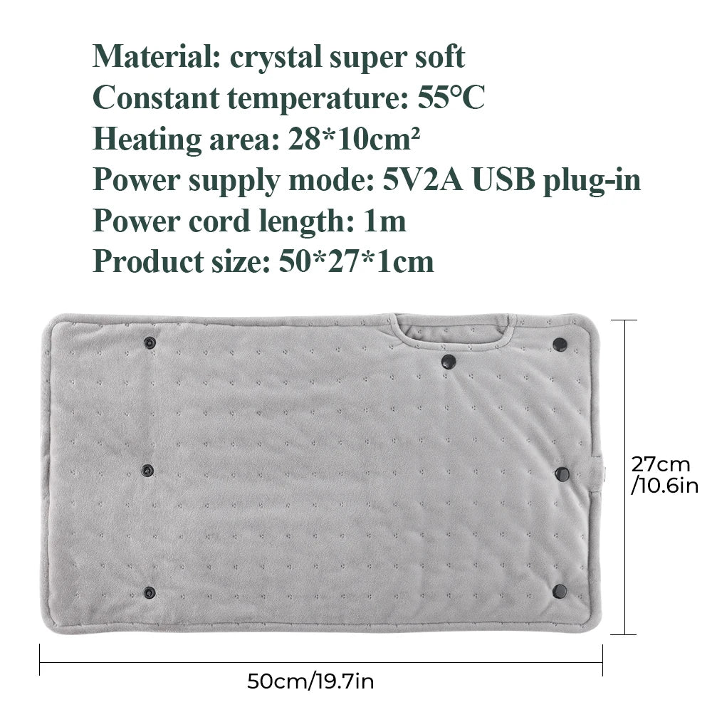 AFDEAL Electric Hand Warmer Heating Pad USB Graphene