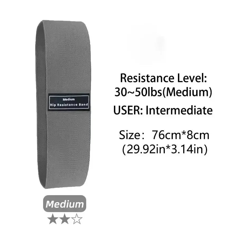 Glute Thigh Elastic Resistance Bands For Squat Workouts