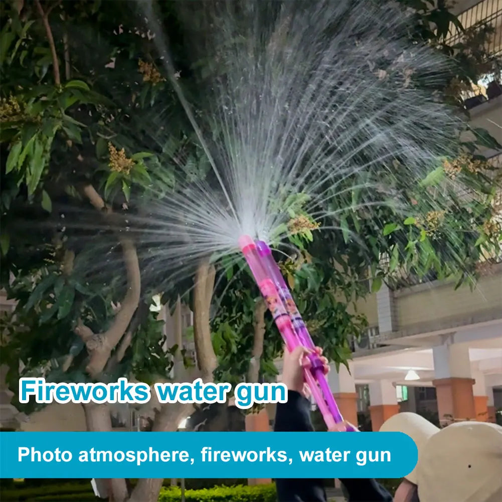Shunmaii Firework Water Gun Water Sprinkler Toy For Summer Outdoors