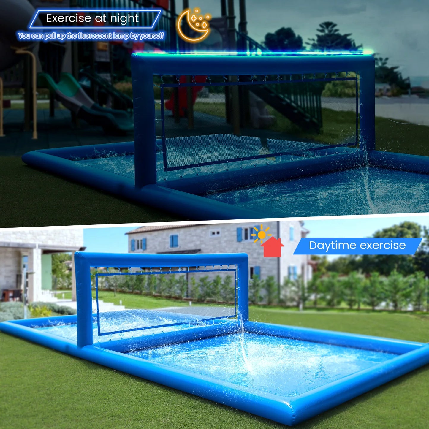 RTS Inflatable Outdoor Volleyball Court for Water Games