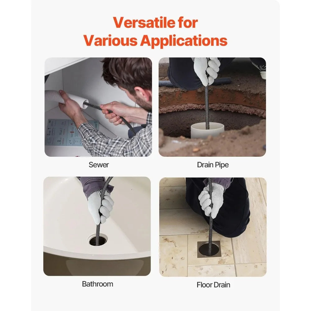 Drain Cleaning Machine With Auto Feed Four Cutters Foot Switch