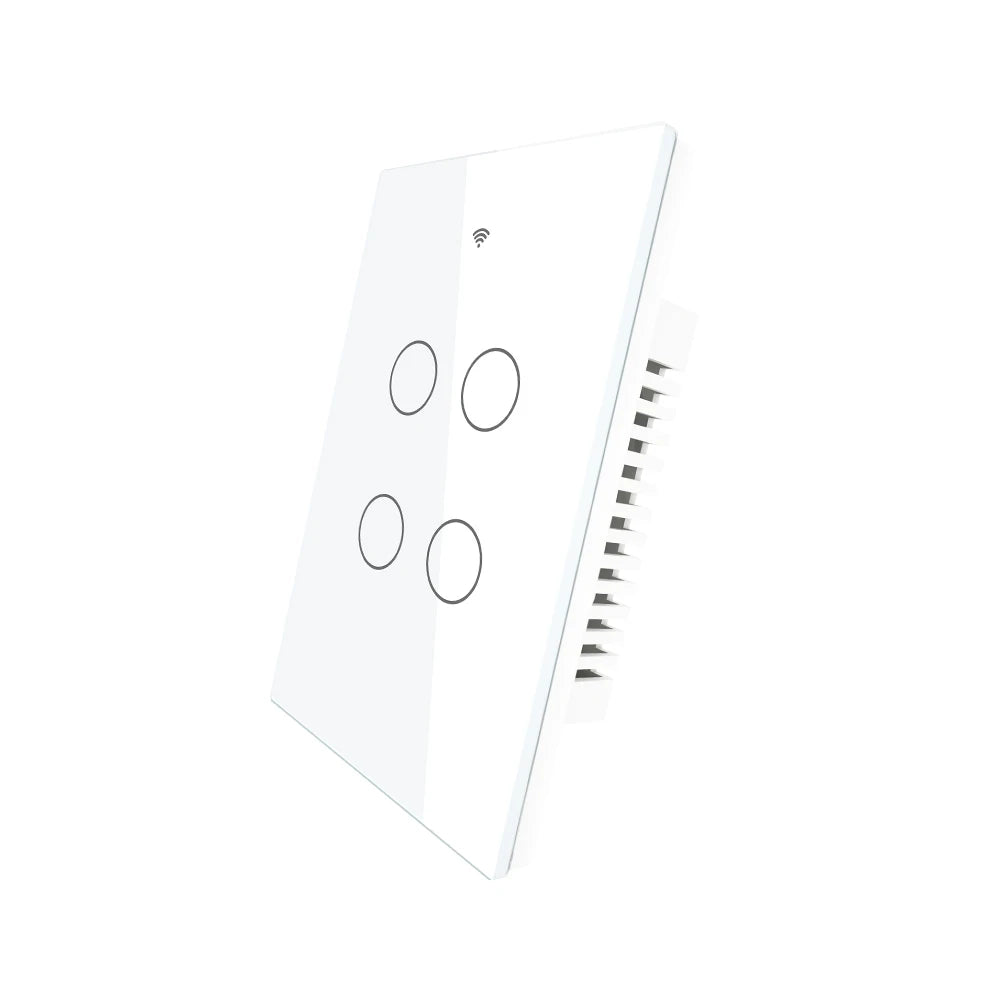 Moes Smart Glass Panel Switch With Tuya App Alexa Google