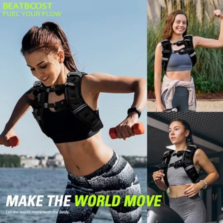 SHXI Weighted Vest Women 5 30 Lb for Cardio Workouts