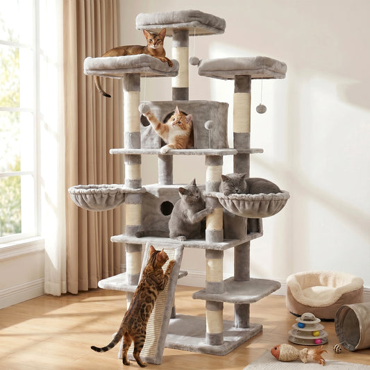 Cat Tree Tower Indoor Activity Center With Condos And Perches