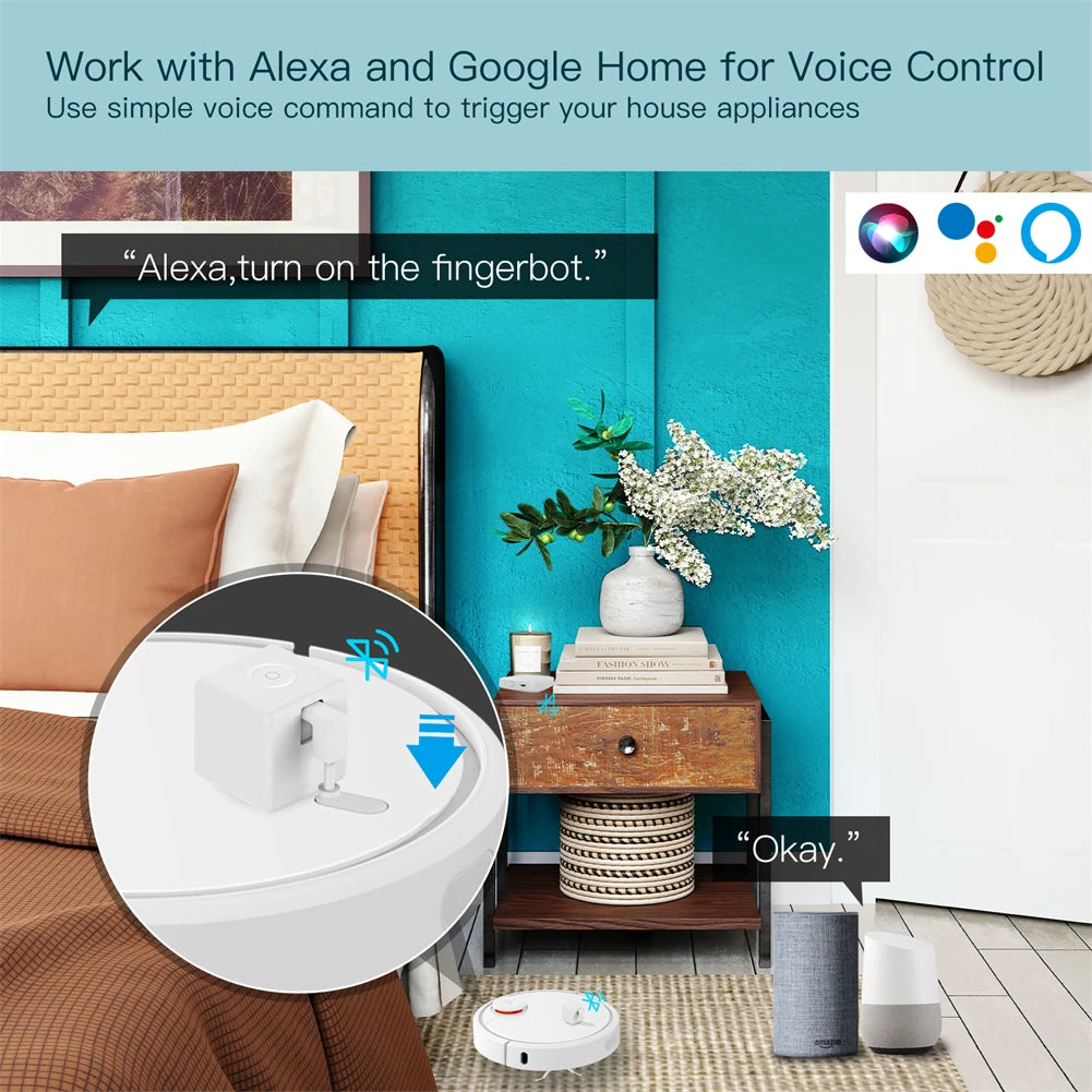 MOES Tuya Smart Bluetooth Fingerbot Switch Button Pusher