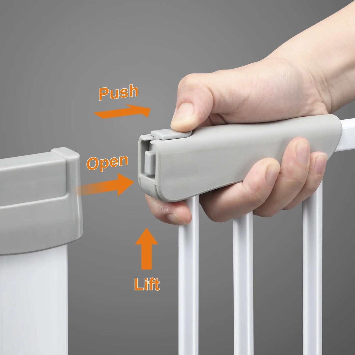 Pet Gate Adjustable Auto Close With Extension Kits