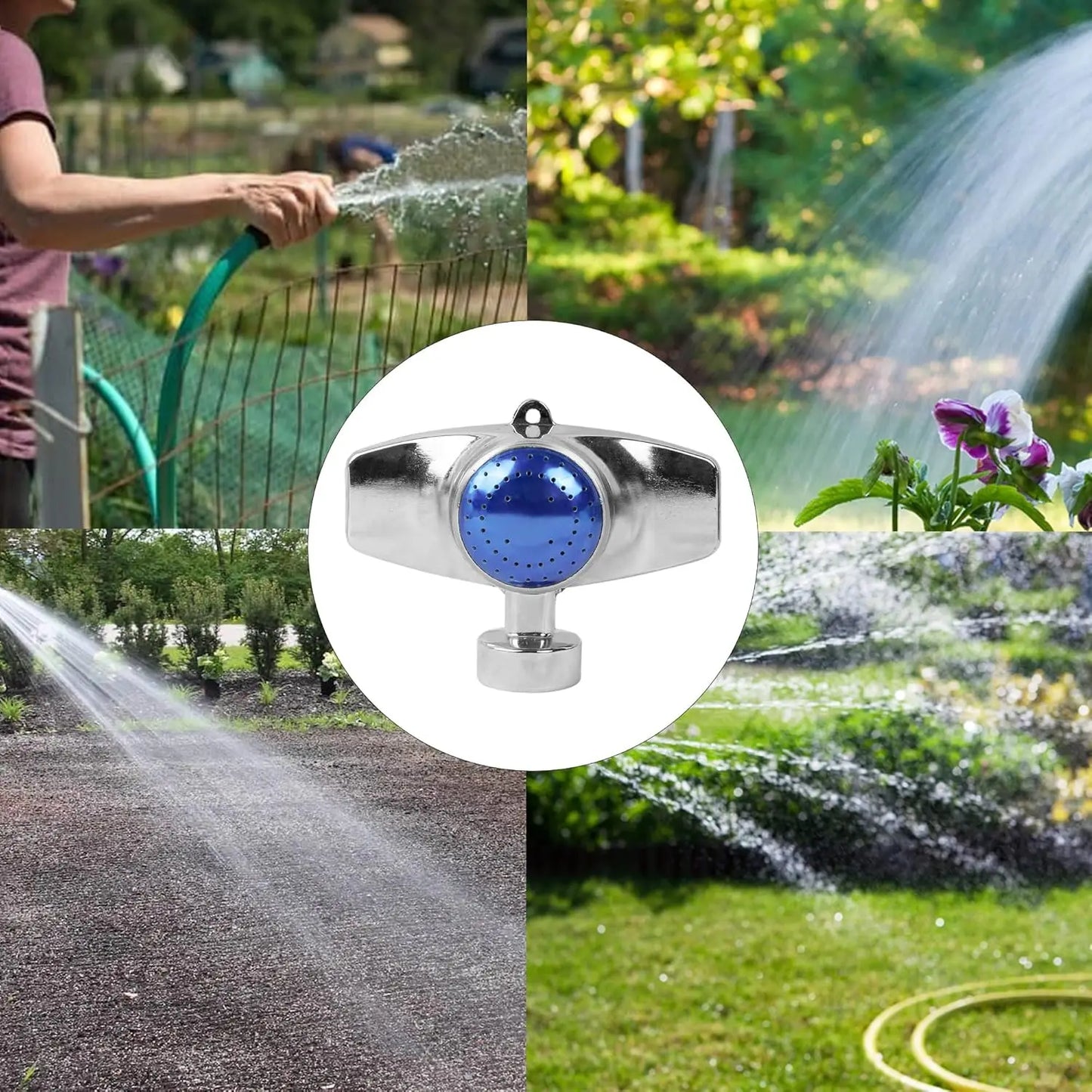 360 Degree Metal Garden Sprinkler Circle Pattern Watering System