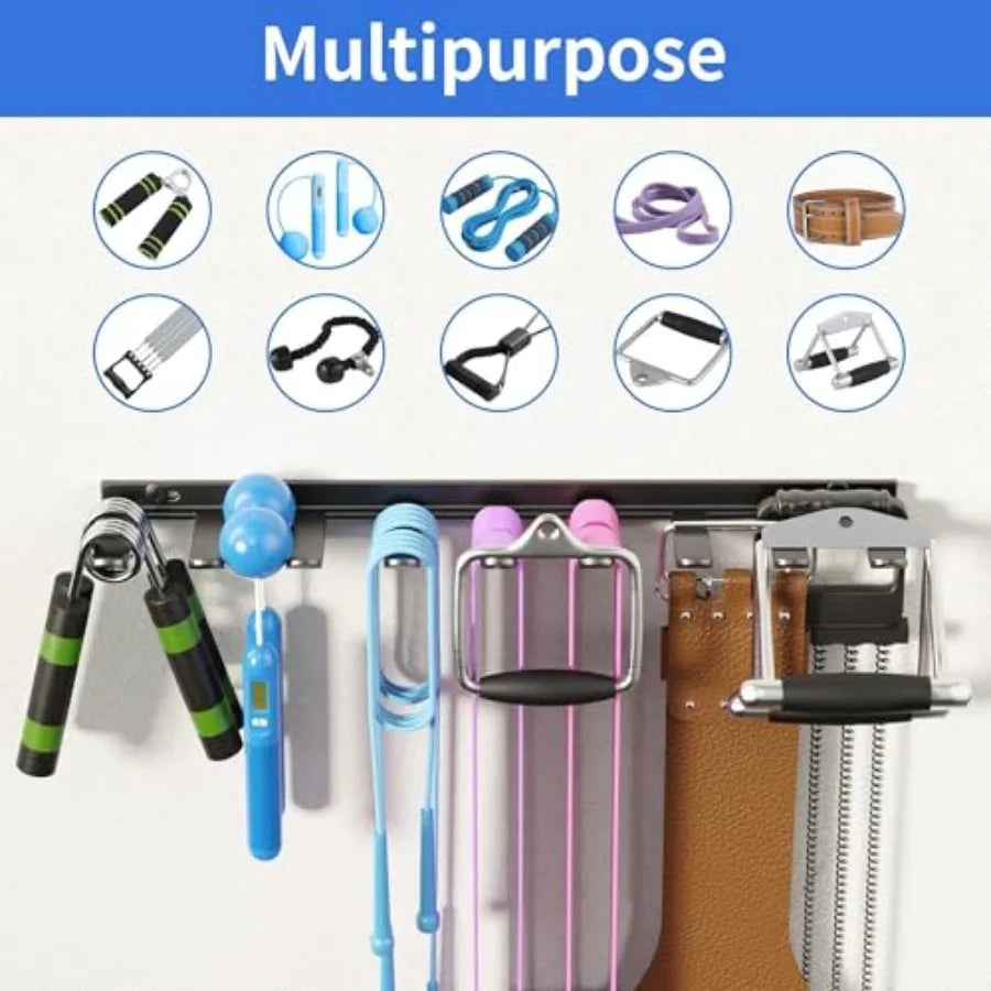Home Gym Storage Rack Organizer For Bands And Accessories