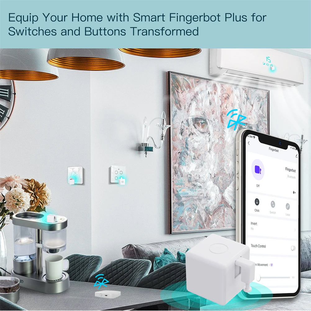 MOES Tuya Smart Bluetooth Fingerbot Switch Button Pusher