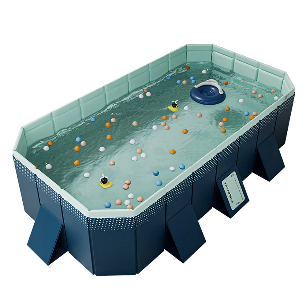 Foldable Outdoor Pool For Garden NonInflatable Family Pool