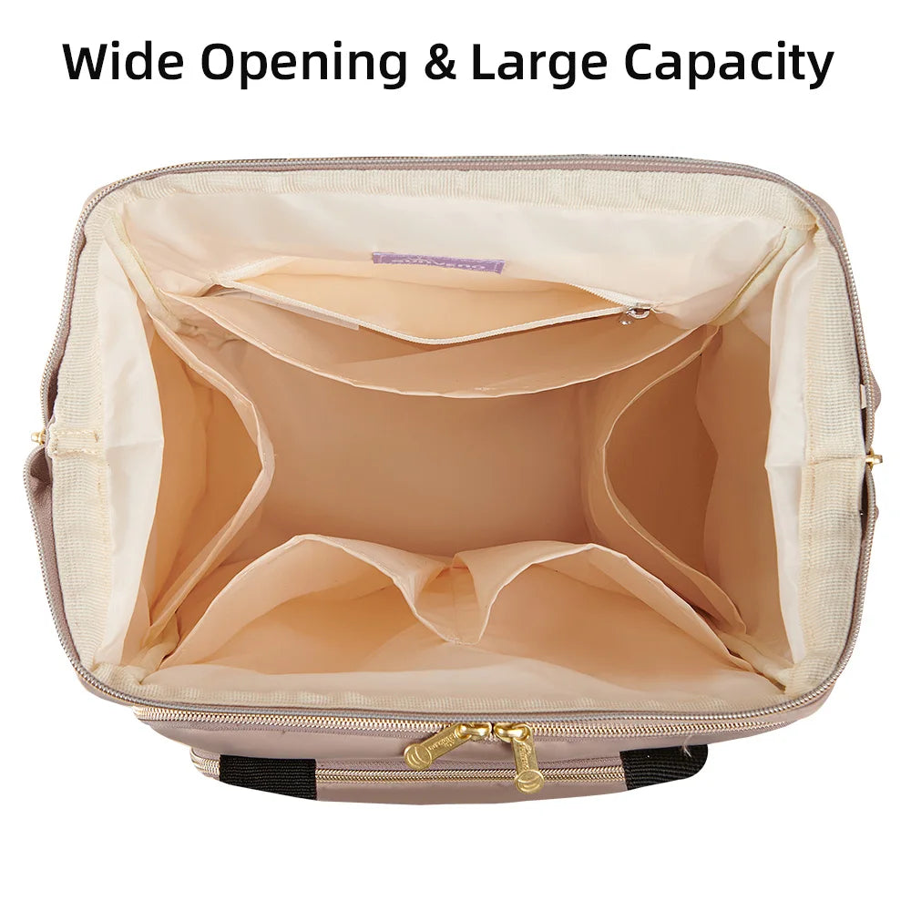 Sunveno Diaper Backpack Waterproof Travel Baby Bag with Multiple Compartments