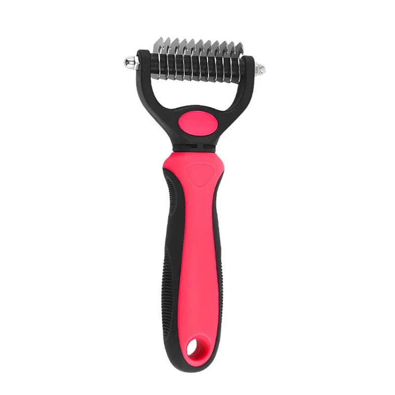 Deshedding Brush Self Cleaning Grooming Tool For Dogs And Cats