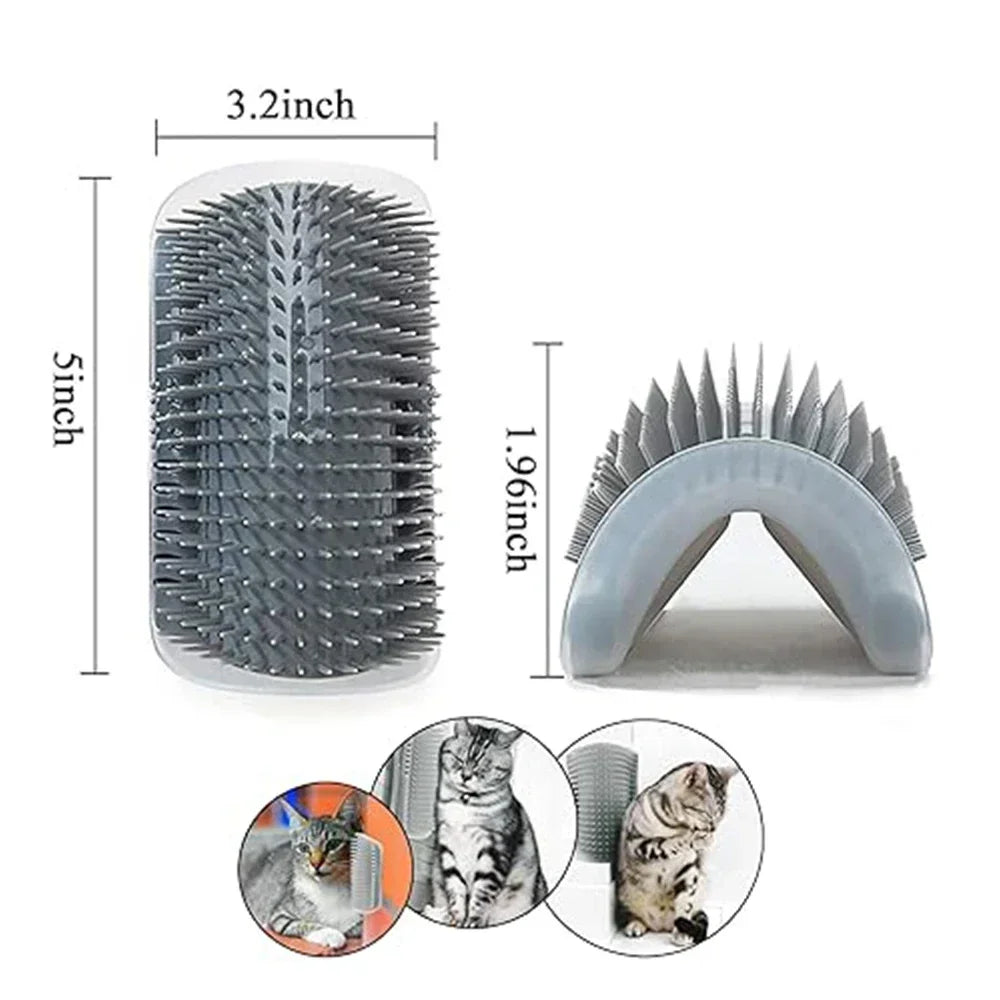Cat Brush Comb Self Groomer Cat Scratcher