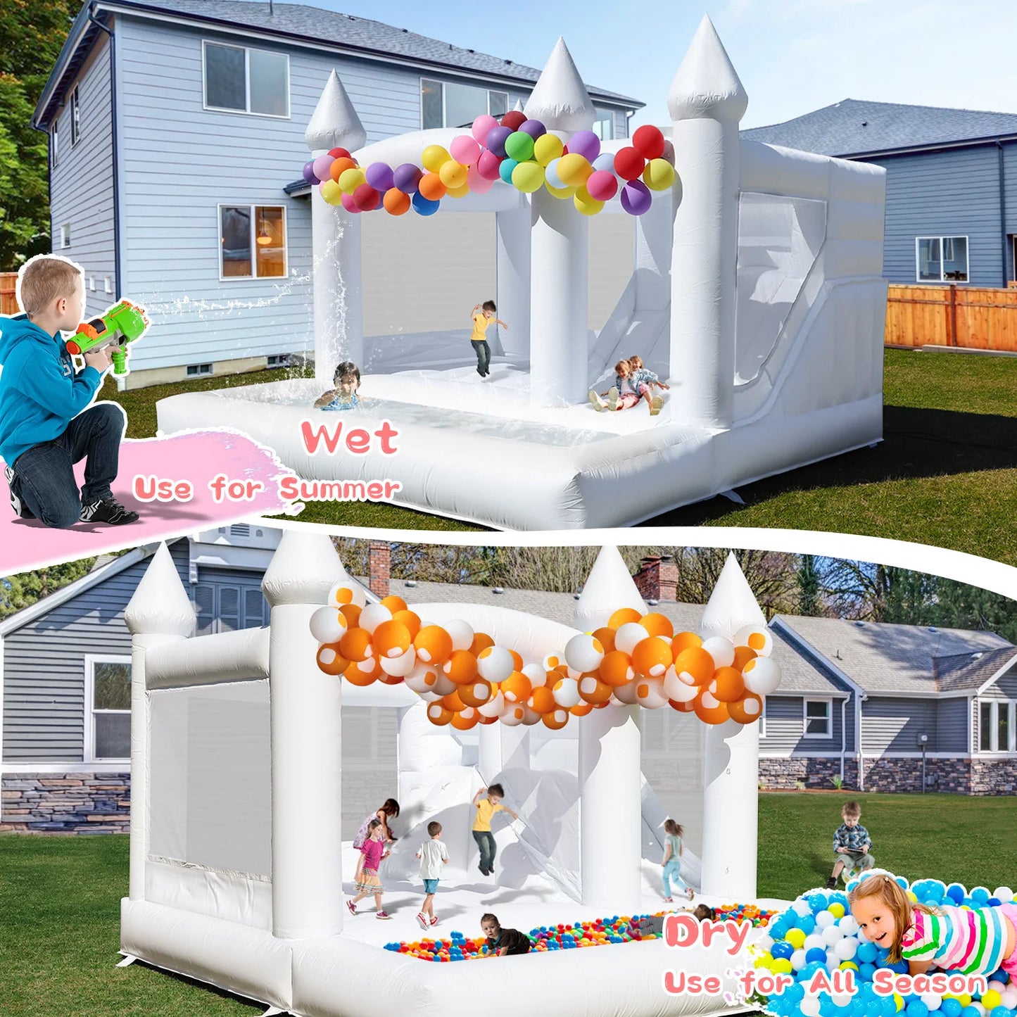 RTS Inflatable Commercial Bounce House Wedding Castle