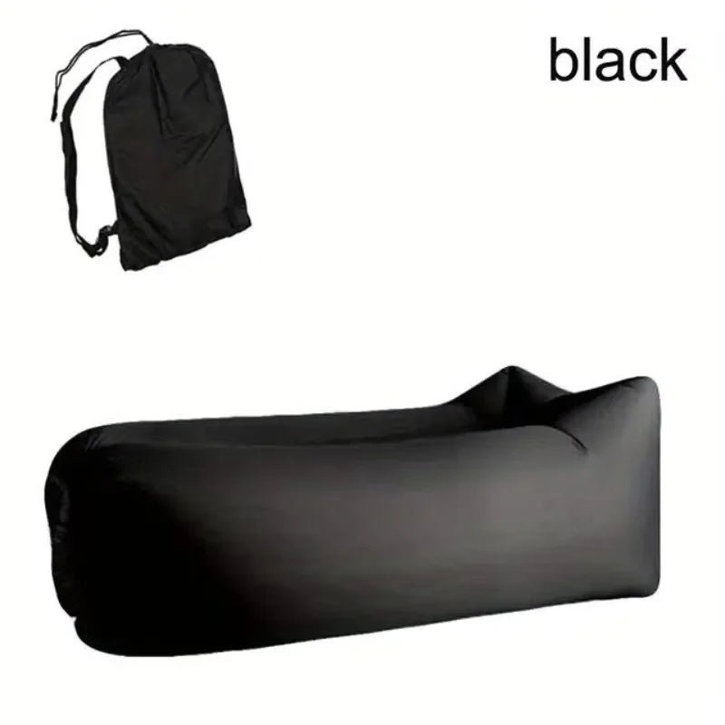 Inflatable Lounger Air Sofa Extra Thick Foldable Outdoor Couch