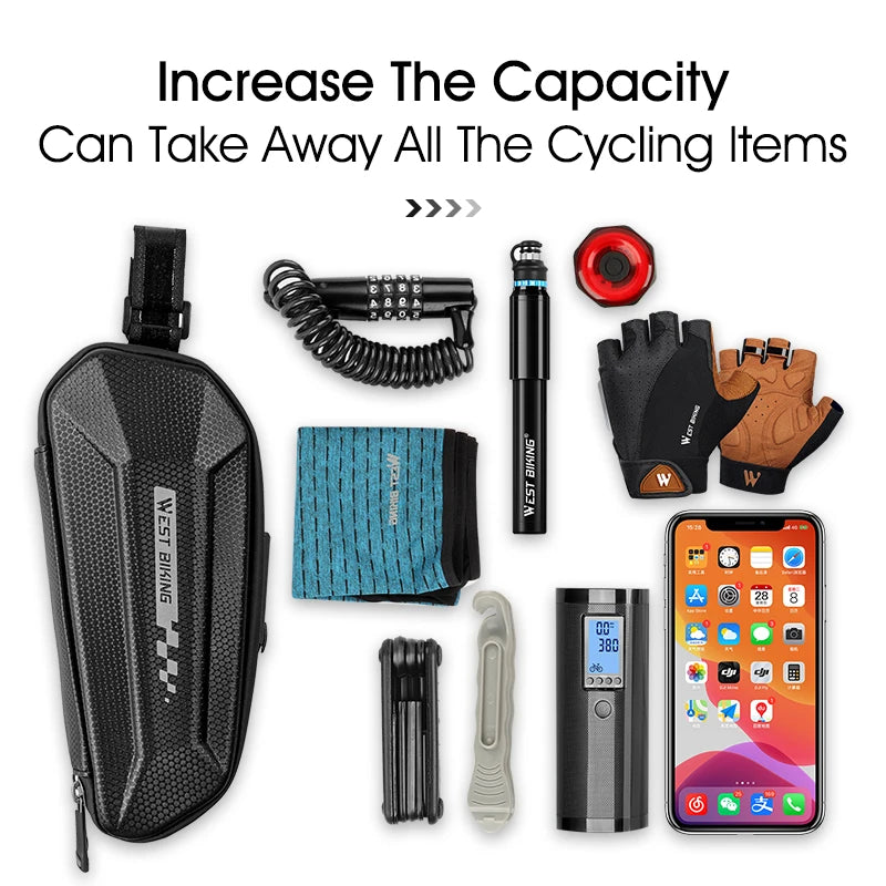 West Biking Portable Quick Release Waterproof Saddle Bag