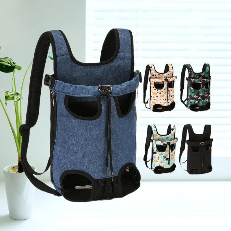 Adjustable Cat and Dog Carrier Backpack for Travel and Outdoors