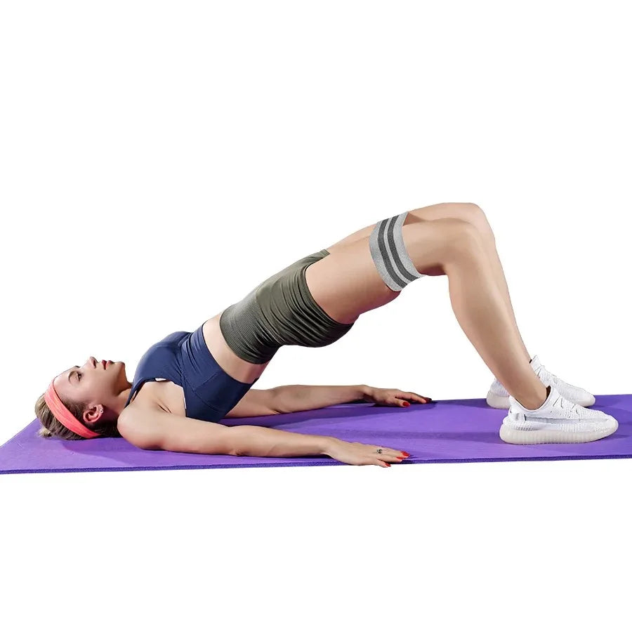 Glute Thigh Elastic Resistance Bands For Squat Workouts