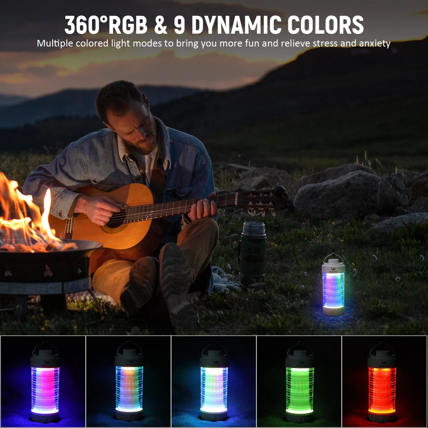 Wurkkos CL01 Camping Lantern 550LM Rechargeable LED Light