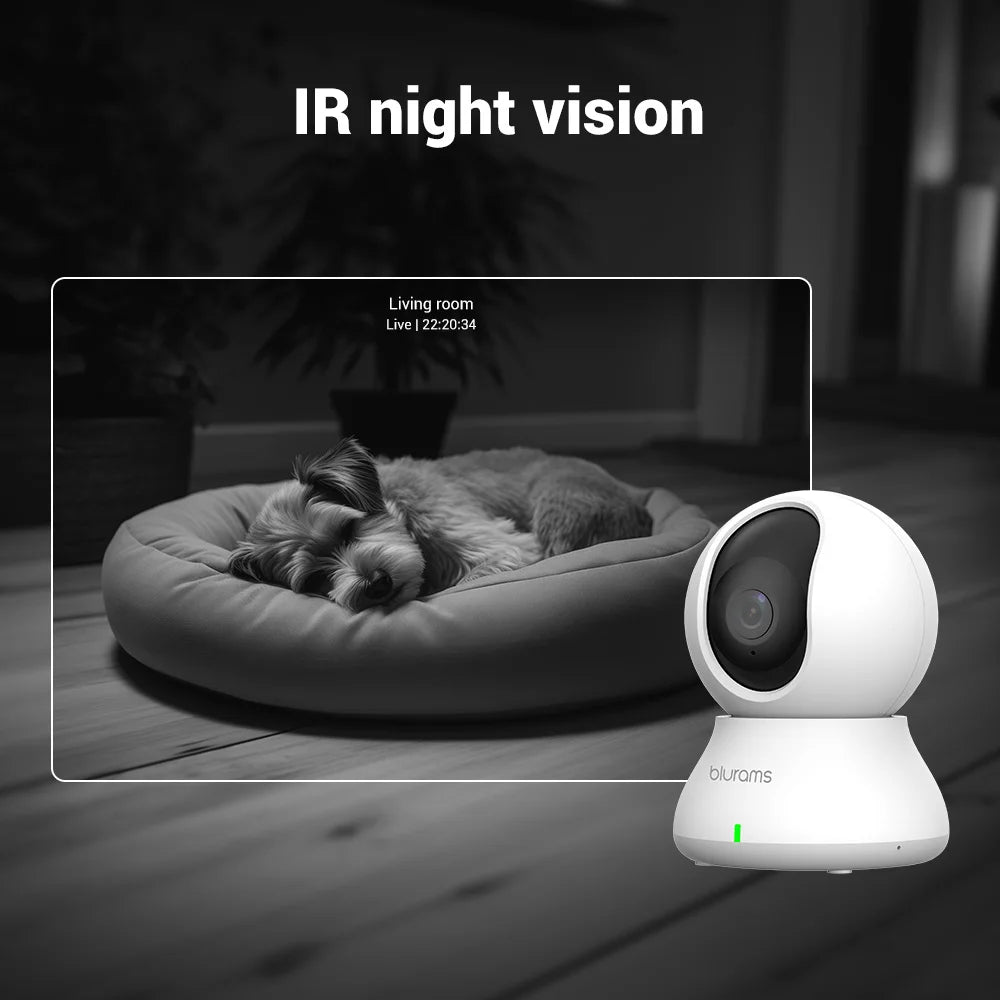 BoyKeep 2.4G 5G WiFi Indoor Camera 2K PTZ For Pets