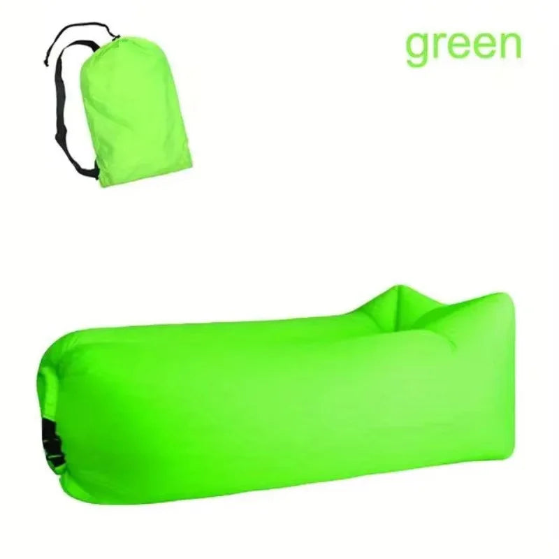 Inflatable Lounger Air Sofa Extra Thick Foldable Outdoor Couch