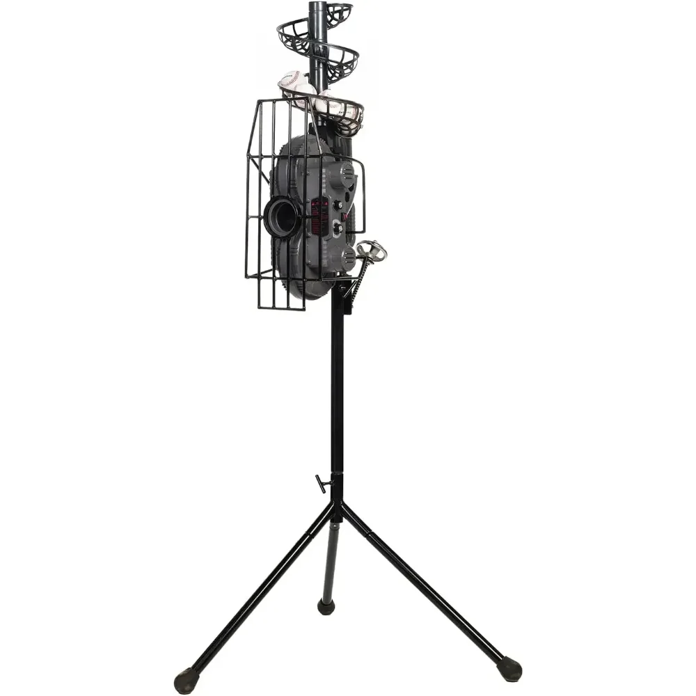 Upgraded Dual-Wheel Baseball Pitching Machine Speed-636BH With Adjustable Angle